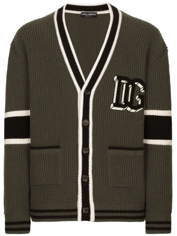 DOLCE & GABBANA グリーン カーディガン