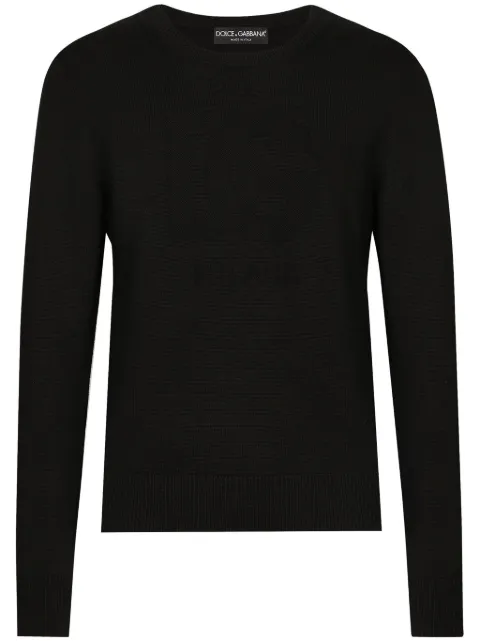 Dolce & Gabbana suéter con cuello redondo