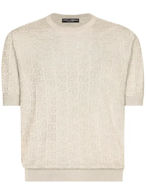 Dolce & Gabbana DGロゴ シルクセーター