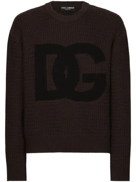 Dolce & Gabbana Logo patch jumper 