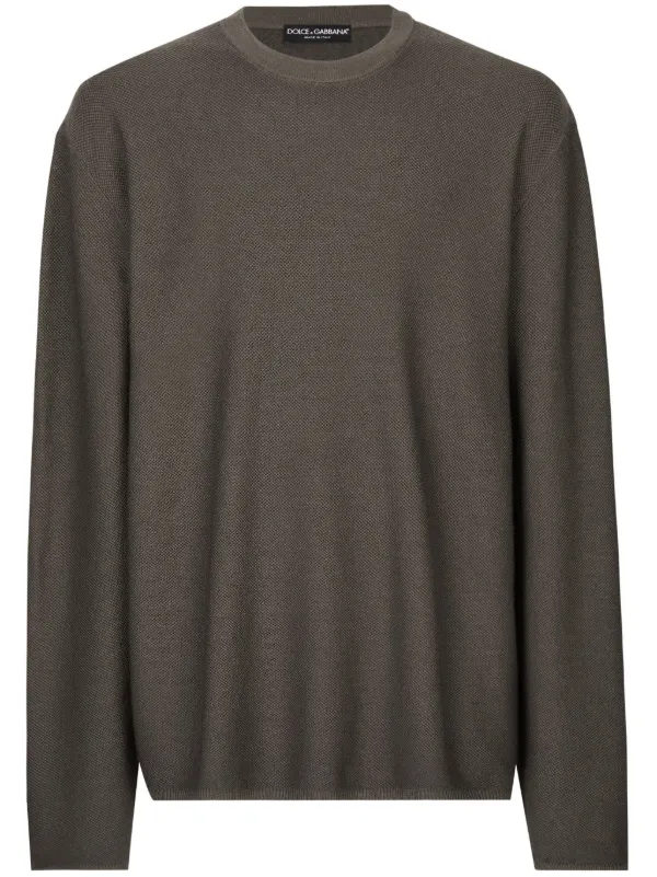 【関税込み】ATTACHMENT グレー クルーネック スウェットシャツ Dolce & Gabbana クルーネック スウェットシャツ | グレー