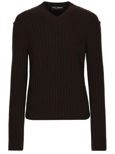 Dolce & Gabbana date patch jumper
