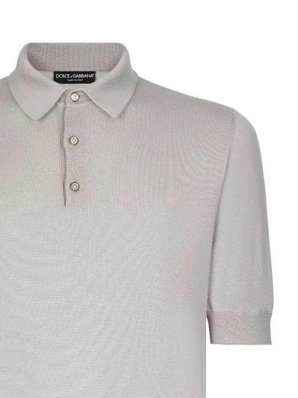 ドルチェアンドガッバーナ ニット ポロシャツ バイカラー ドルチェ