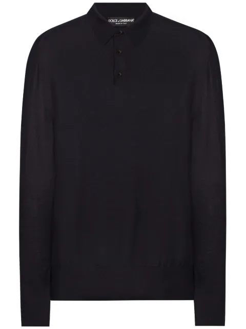 Dolce & Gabbana Polo-collar sweatshirt