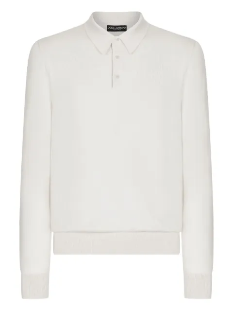 Dolce & Gabbana long-sleeve polo shirt