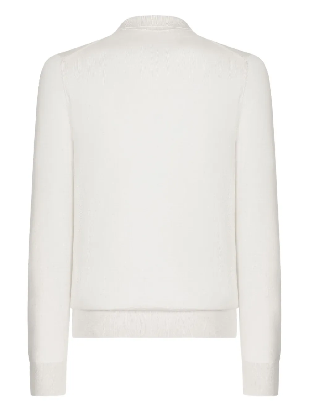 Dolce & Gabbana long-sleeve polo shirt - Wit