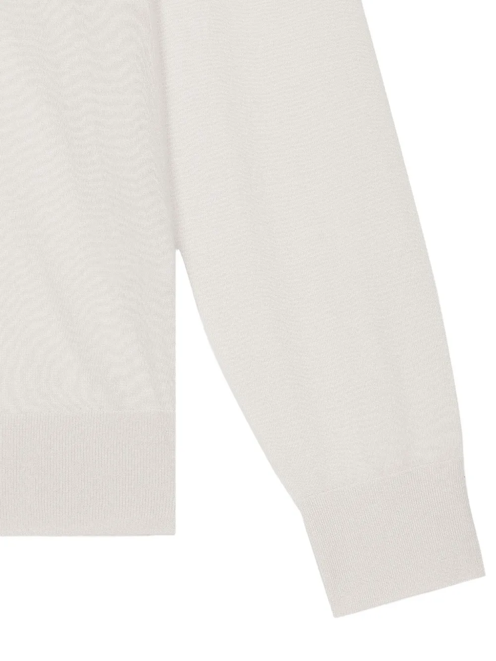 Dolce & Gabbana Poloshirt met lange mouwen Wit