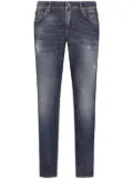 Dolce & Gabbana distressed-effect skinny jeans - Blue