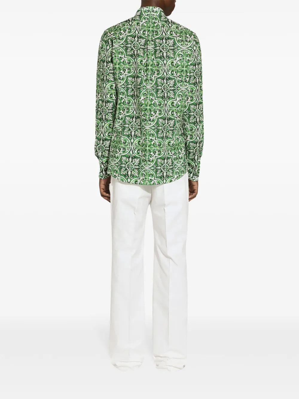 Dolce & Gabbana Straight plooibroek Wit