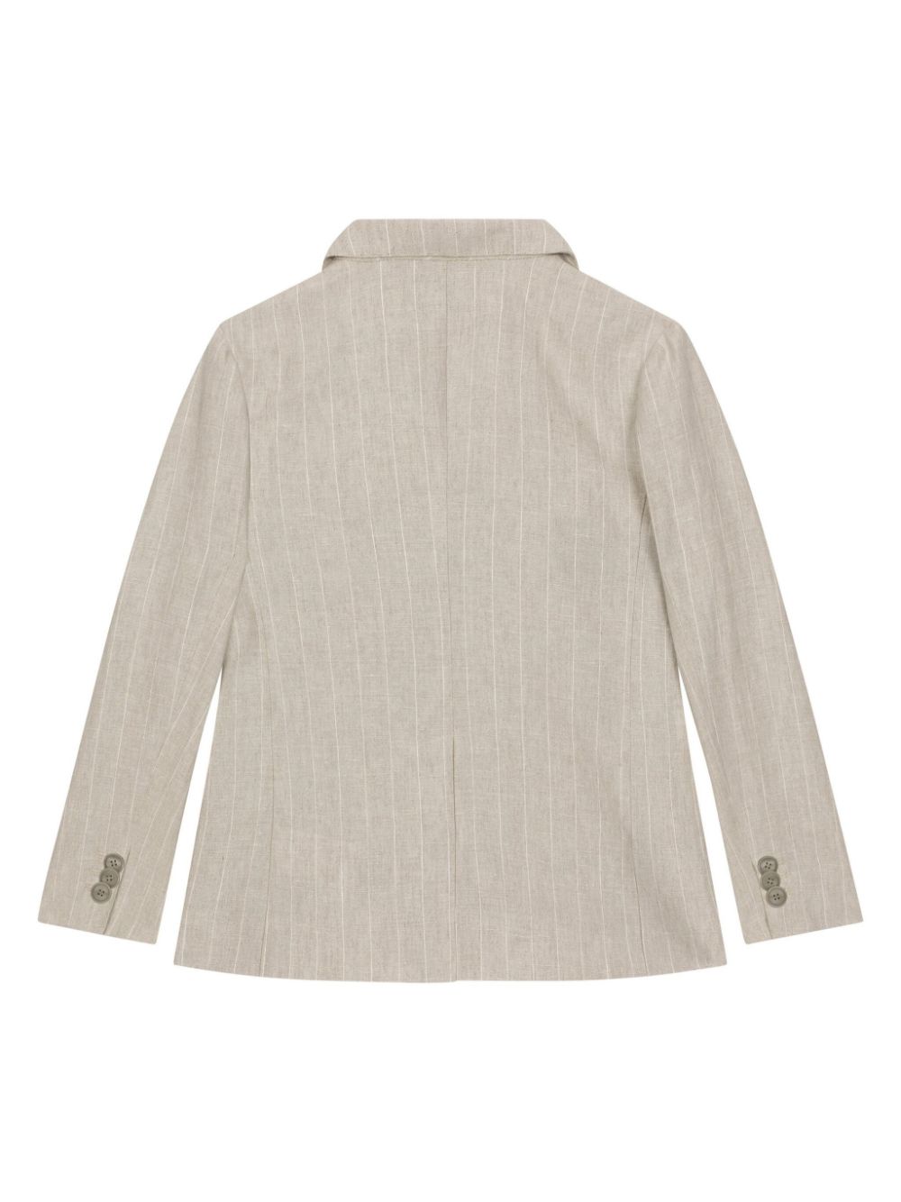 Dolce & Gabbana Kids striped linen blazer - Beige