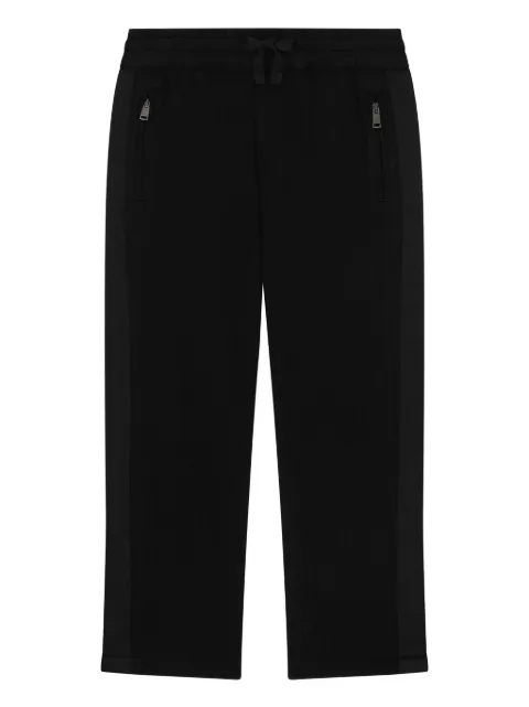 Dolce & Gabbana Kids side panel-logo plaque joggers