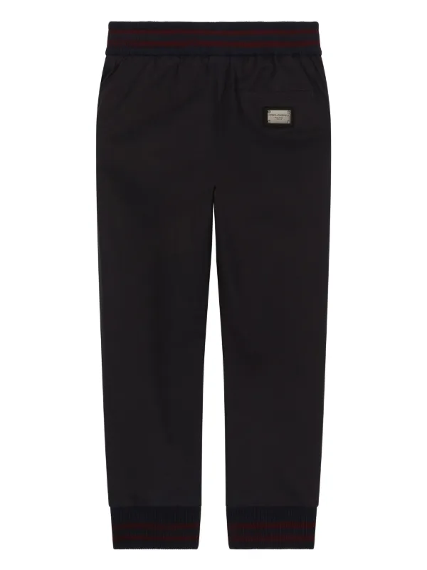 Dolce & Gabbana Kids ロゴタグ トラックパンツ | ブルー | FARFETCH JP