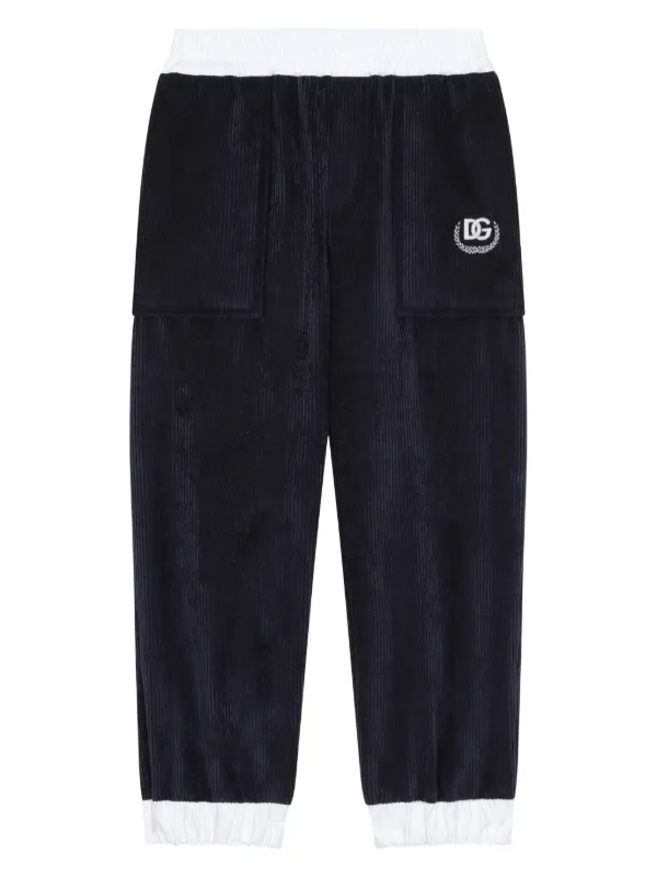Dolce & Gabbana キッズパンツ 18-24M 86-92cm Dolce & Gabbana Kids コーデュロイパンツ | ブルー | FARFETCH JP