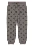 Dolce & Gabbana Kids monogram-logo jersey track pants - Grey