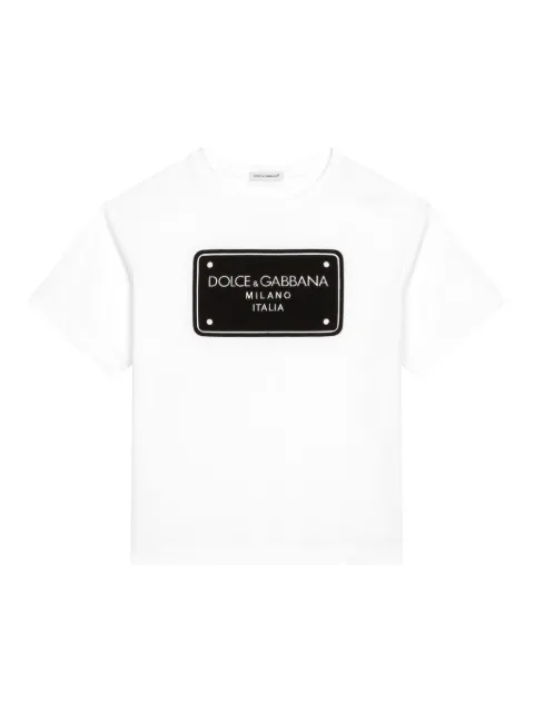 Dolce & Gabbana Kids logo-tag T-shirt