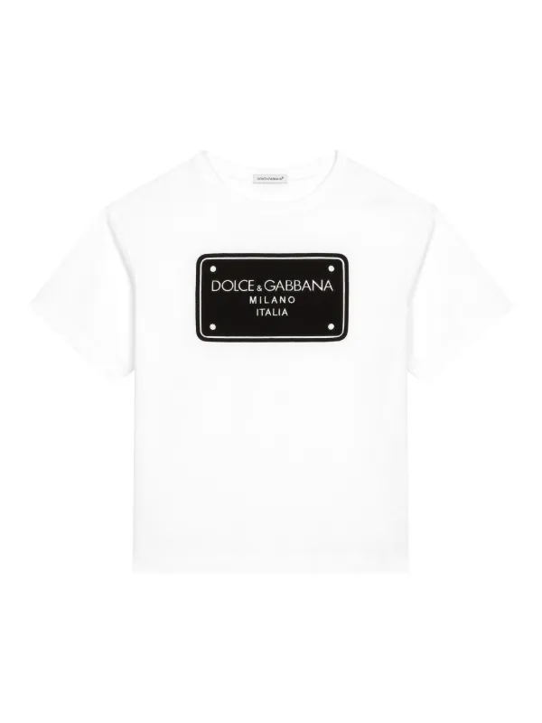 Dolce & Gabbana Kids ロゴタグ Tシャツ | ホワイト | FARFETCH JP Dolce & Gabbana Kids ロゴタグ Tシャツ | ホワイト | FARFETCH JP