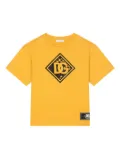 Dolce & Gabbana Kids logo-print jersey T-shirt - Yellow