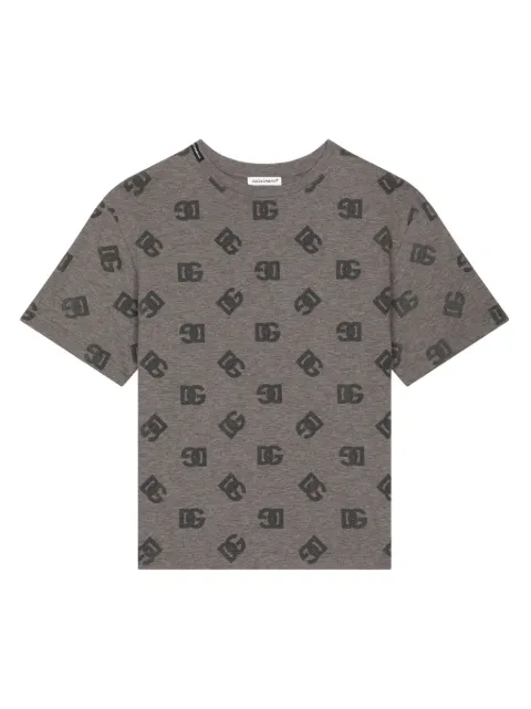 Dolce & Gabbana Kids monogram-print T-shirt