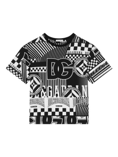 Dolce & Gabbana Kids T-Shirt mit Logo-Print