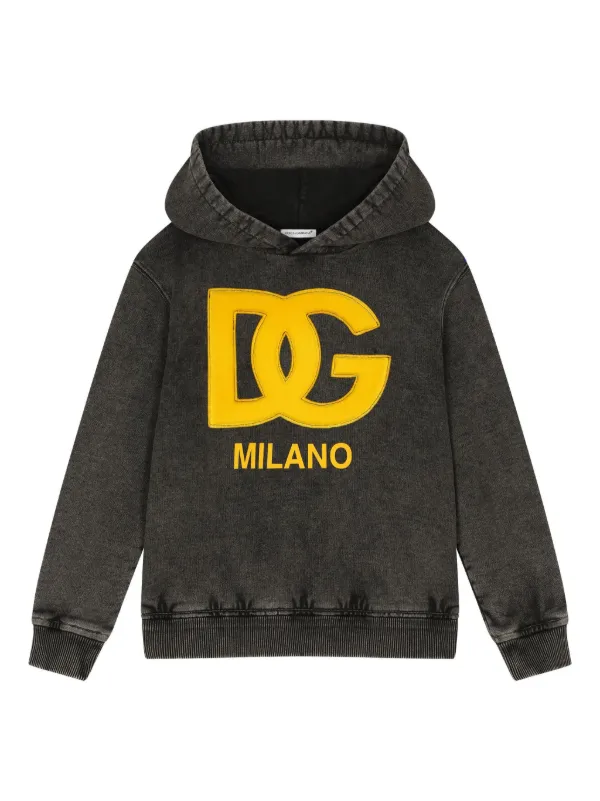 ドルチェu0026ガッバーナ　キッズ　袖ロゴ　ジップパーカー　DOLCEu0026GABBANA Dolce \u0026 Gabbana Kids（ドルチェ＆ガッバーナキッズ）パーカー