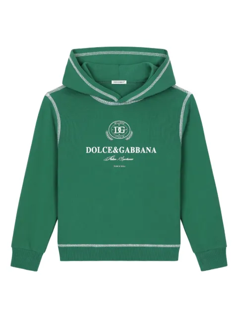 Dolce & Gabbana Kids Hoodie met geborduurd logo