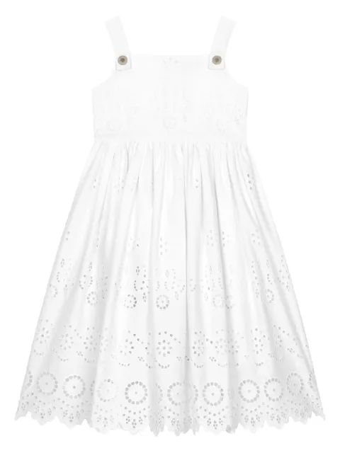 Dolce & Gabbana Kids Kleid in Popeline-Optik