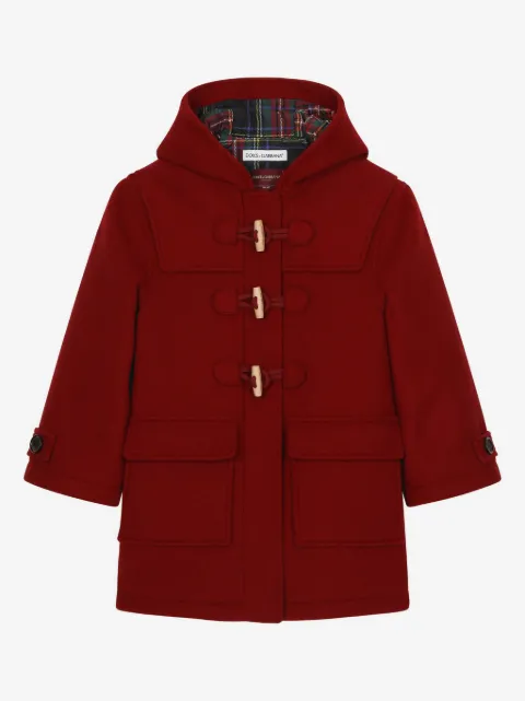 Dolce & Gabbana Kids hooded duffle coat 