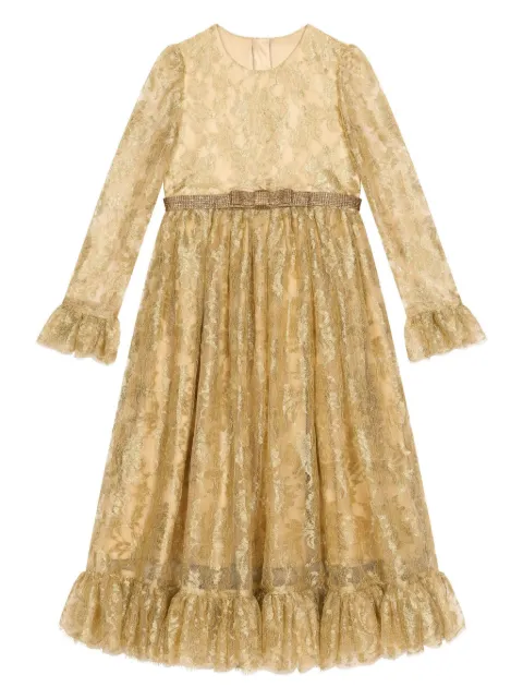 Dolce & Gabbana Kids tulle-lined dress