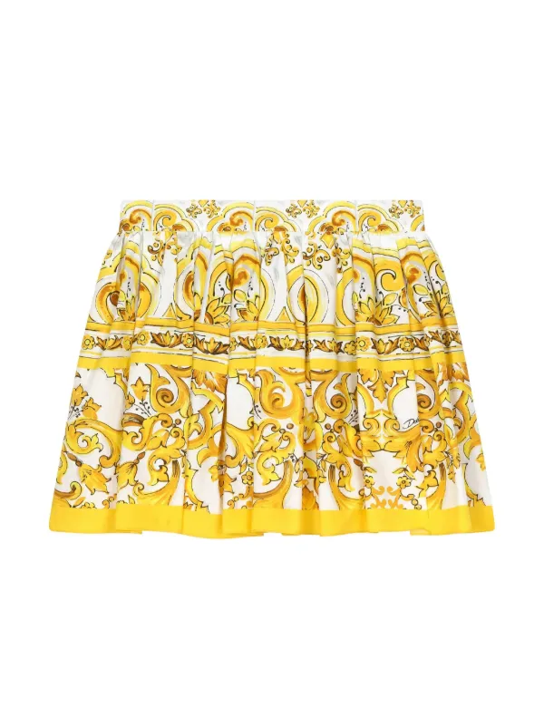 【夏物値下げ！】DOLCE&GABBANA キッズ マジョリカ スカート9 10 23608749_53790546_600.jpg