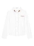 Dolce & Gabbana Kids detailed tulip shirt - White