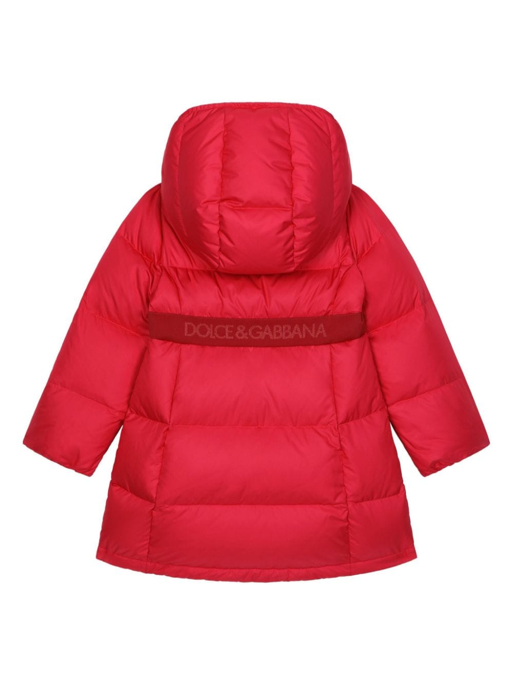 Dolce & Gabbana Kids Gewatteerd jack met DG-logo - Roze