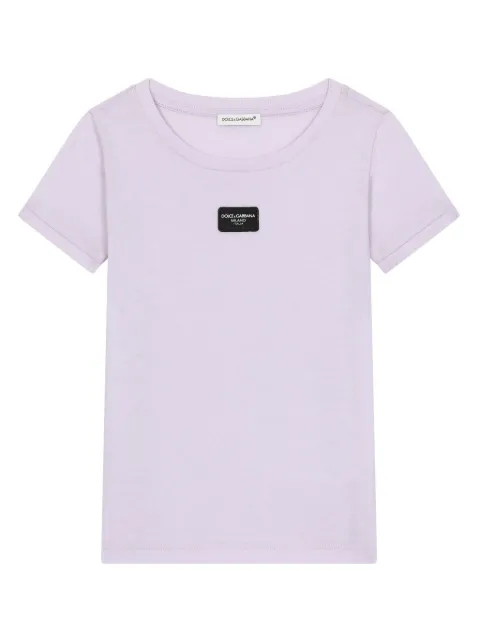 Dolce & Gabbana Kids logo tag t-shirt