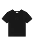 Dolce & Gabbana Kids logo jersey t-shirt - Black