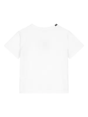 T-shirt Bébé Fille Dolce & Gabbana - Taille 3 Mois - Coton Stretch Gris Chiné - Neuf Avec étiquettes