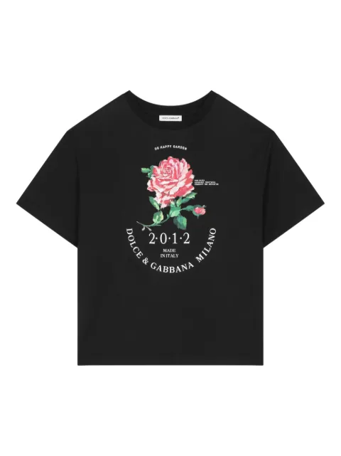 Dolce & Gabbana Kids logo jersey t-shirt 