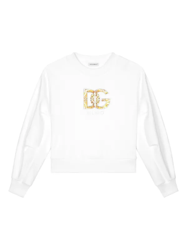 Dolce & Gabbana Kids ラウンドネック スウェットシャツ | ホワイト