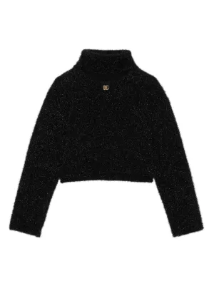 Dolce & Gabbana Kids ロゴプレート セーター | ピンク | FARFETCH JP