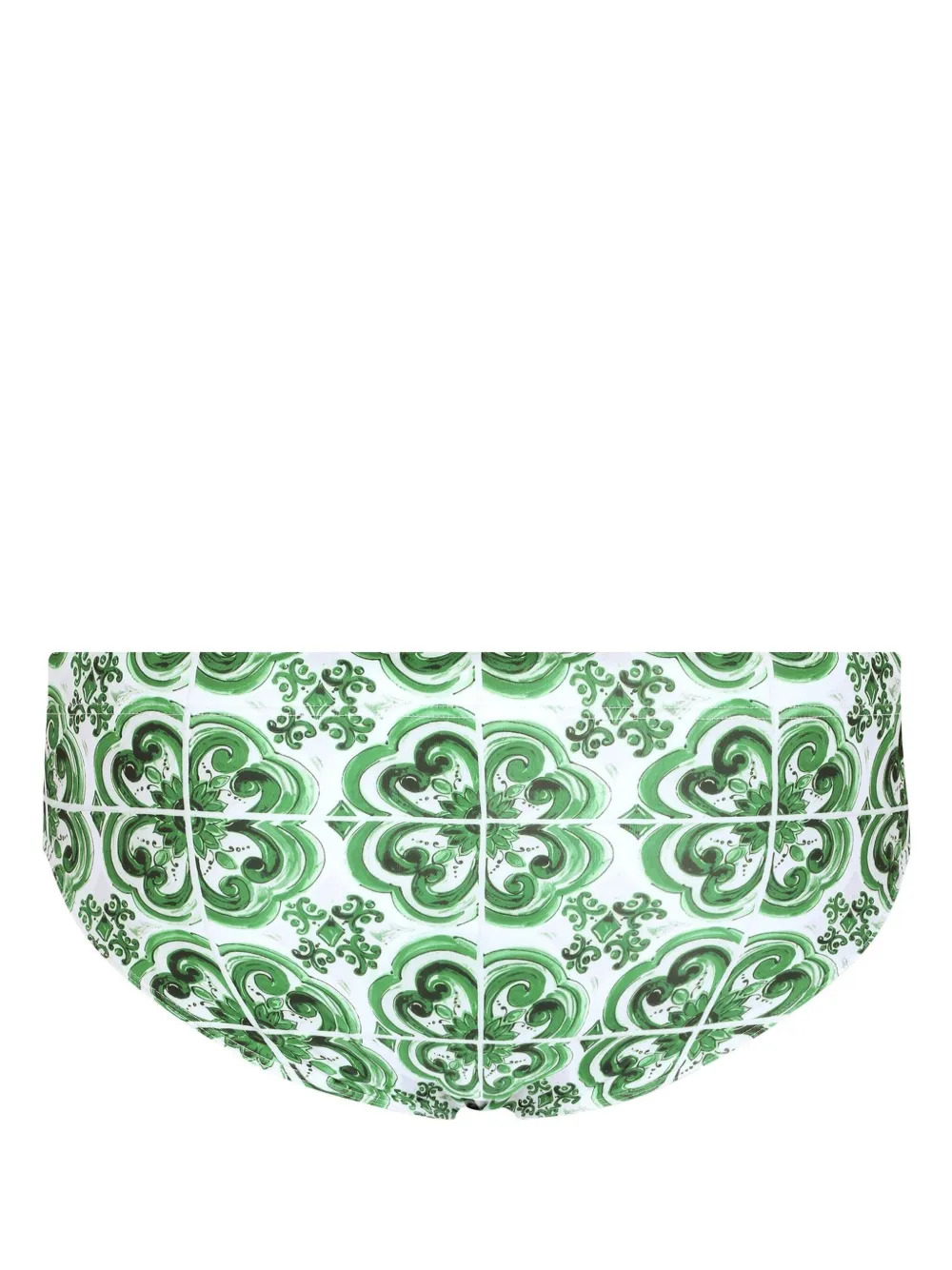 Dolce & Gabbana Zwembroek met Majolica-print Groen