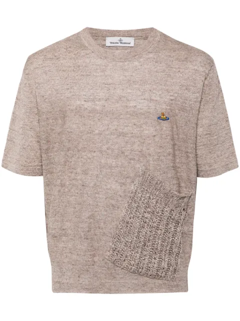Vivienne Westwood mélange-effect linen T-shirt