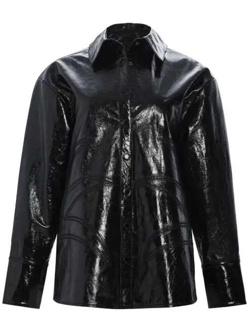 Chemise Shaili en cuir - Retrofete - Modalova