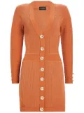 Retrofete Zem rib knit dress - Orange
