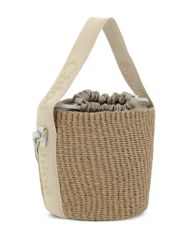 【関税&送料込】Chloe Basket Bag Chloé Woody Basket Bag | Neutrals | FARFETCH