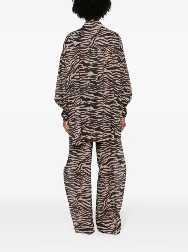 VIP【関税送料無料】希少 The Attico Zebra Print Caftan Amazon.com: Women Zebra Print Dresses Sexy 3/4 Sleeves