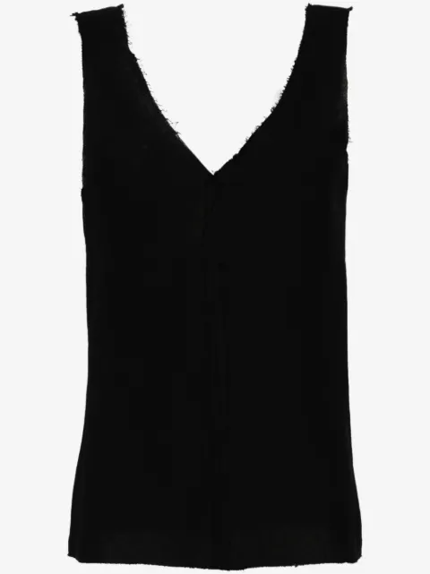 VOZ V-neck linen top 
