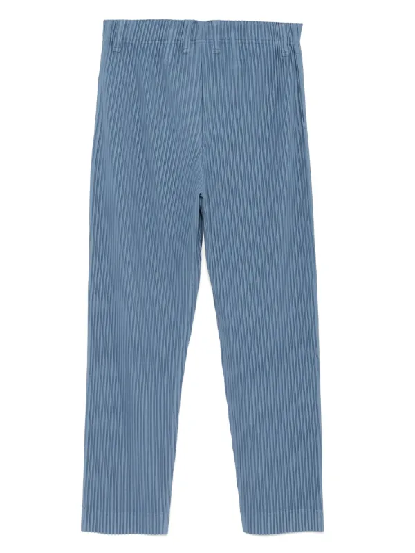 Homme Plissé Issey Miyake Tailored Pleats 1 Trousers | Blue | FARFETCH