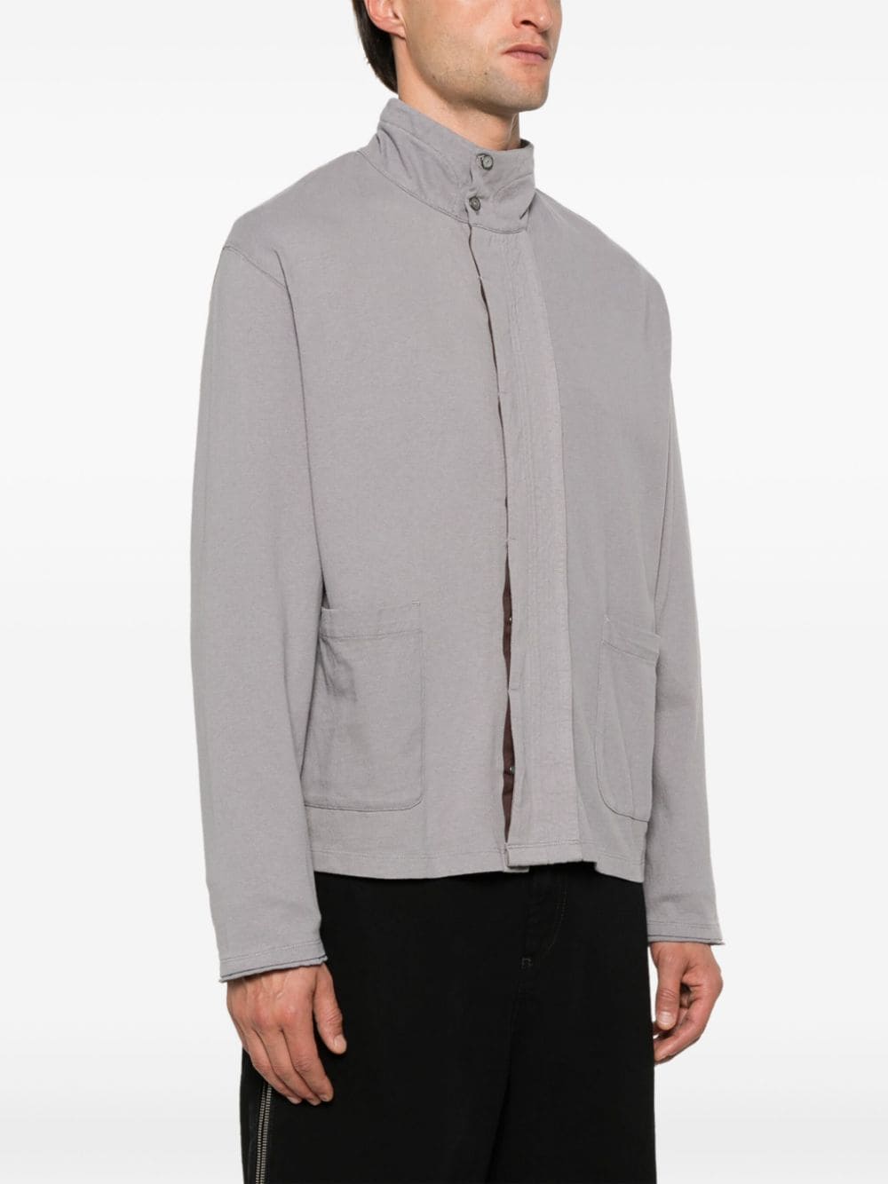 Shop Kiko Kostadinov X Levi's® Jersey Cardigan In Grey