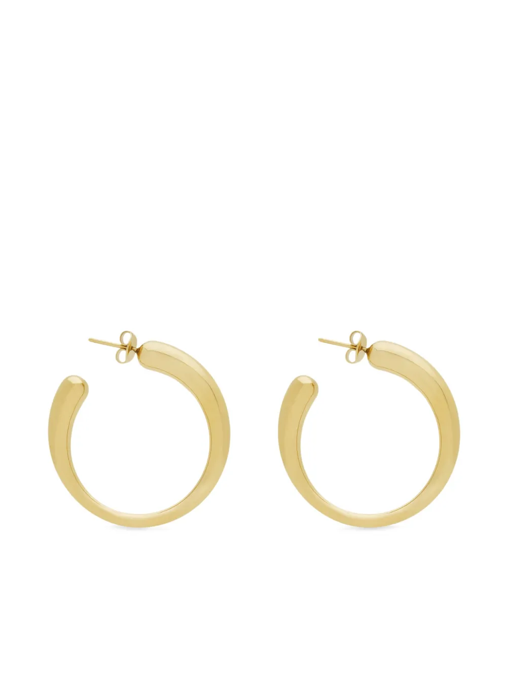 Saint Laurent Bewerkte oorringen - Goud