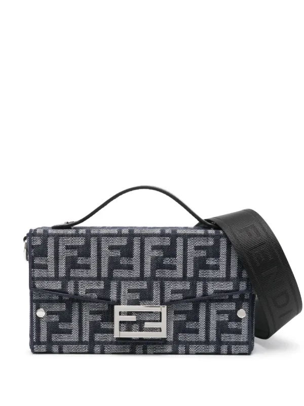 FENDI Soft Trunk Baguette Messenger Bag - Farfetch