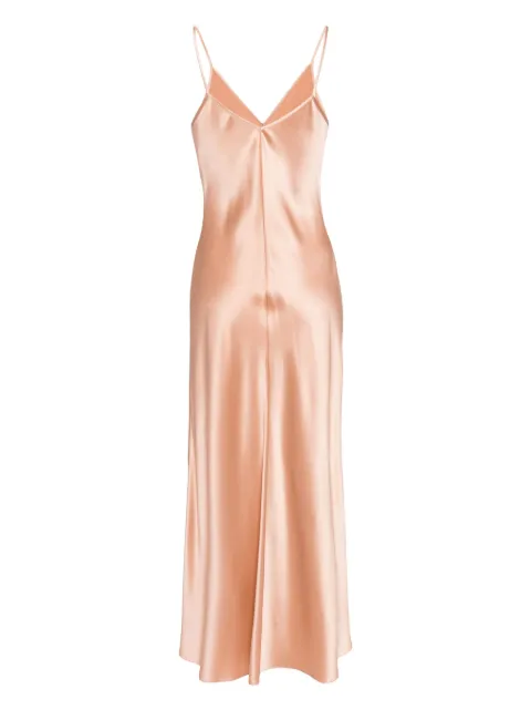 VOZ V-neck slip silk dress VD65 - 1