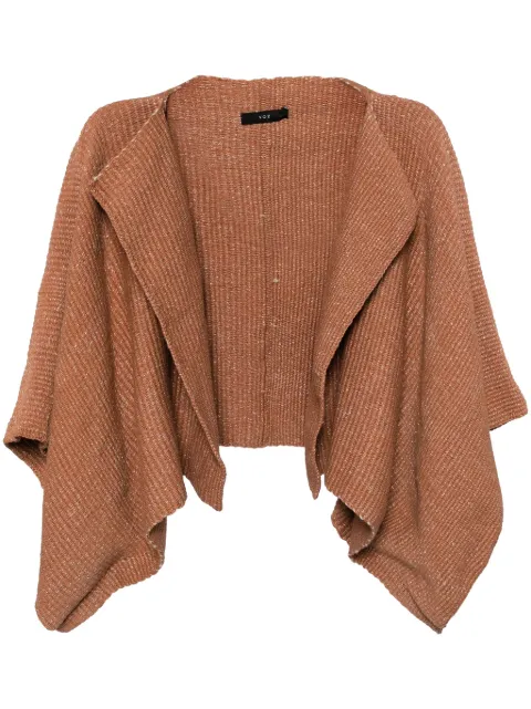 VOZ asymmetric lurex cape
